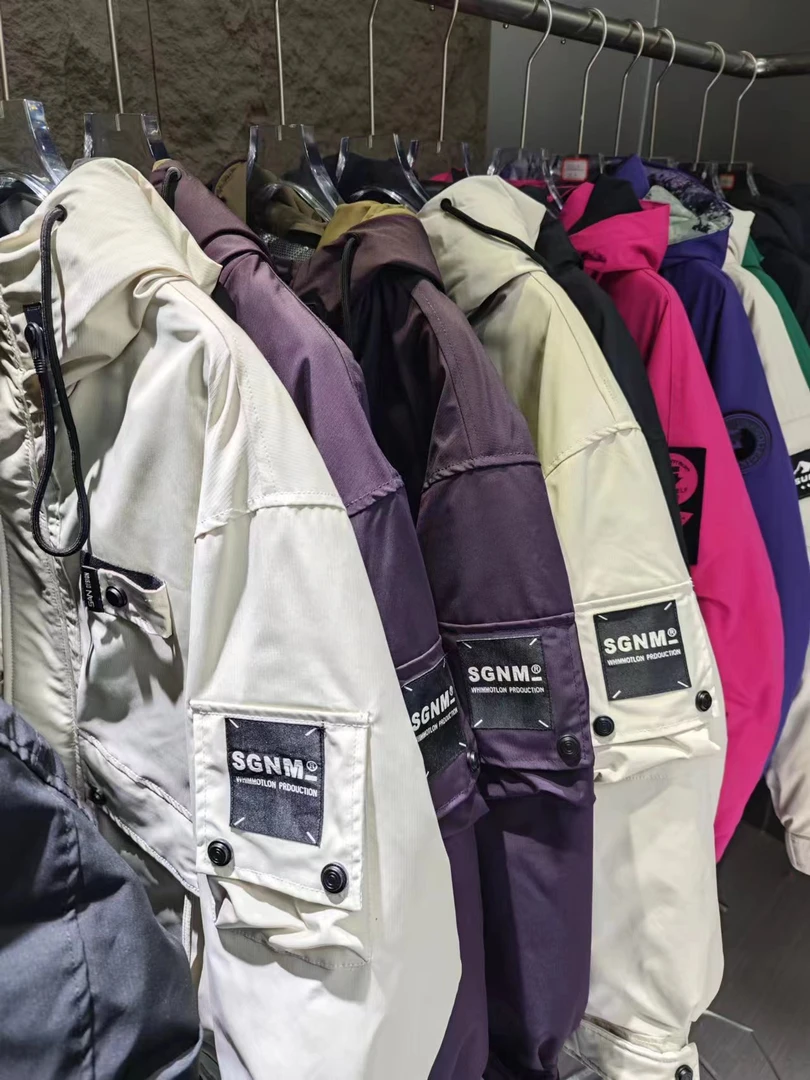 8822绿G-【剪标款 介意勿拍】【溪涧山雪】时尚情侣款加厚外套-非标