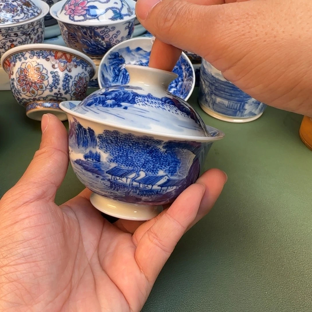 纯手工纯手绘茶具石头22