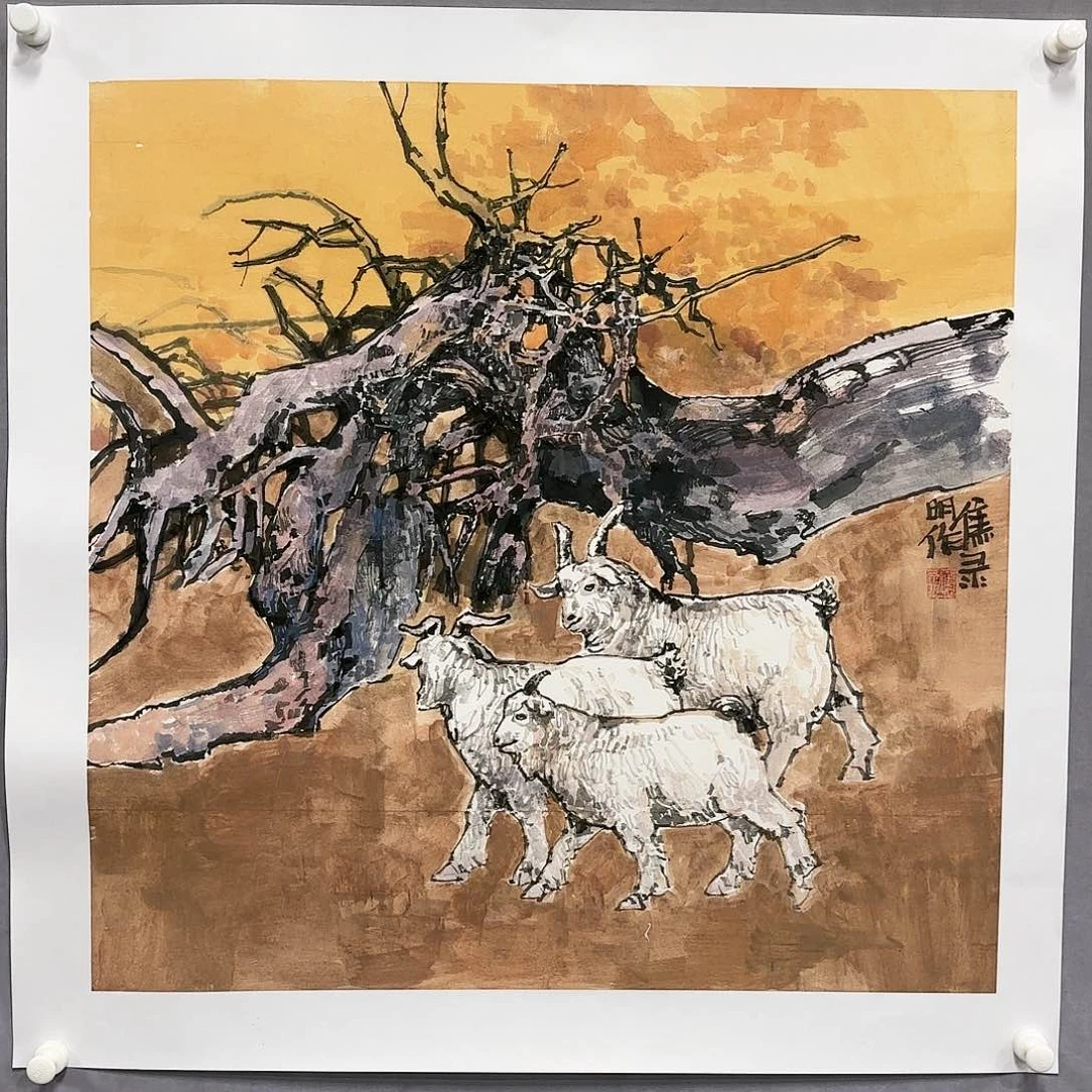 国画国画纯手绘作品请放心去藏