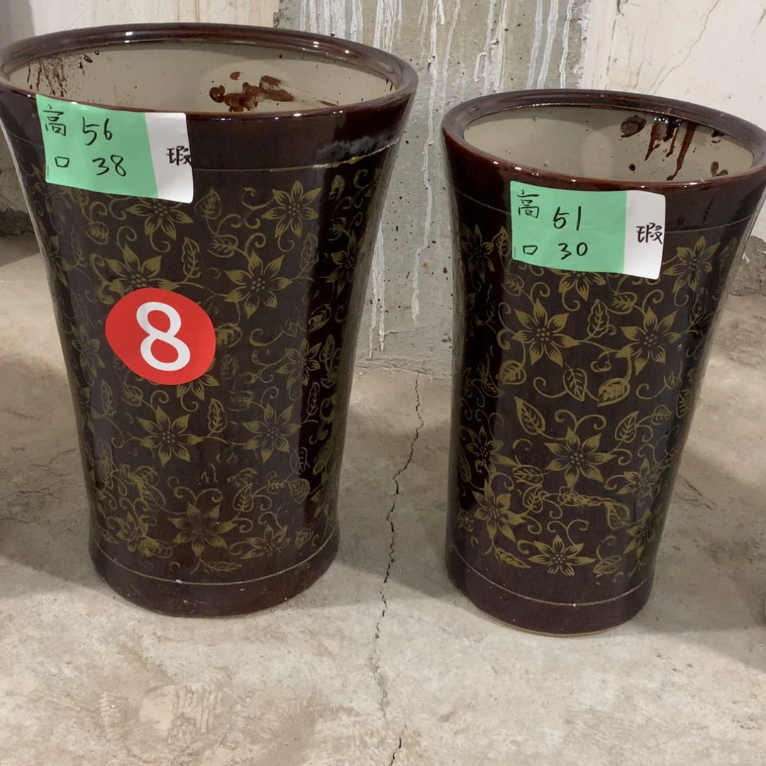 瑕疵高温陶瓷花盆