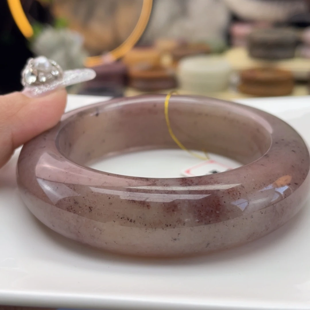 【闪购商品】石英质玉手镯未镶嵌甜*