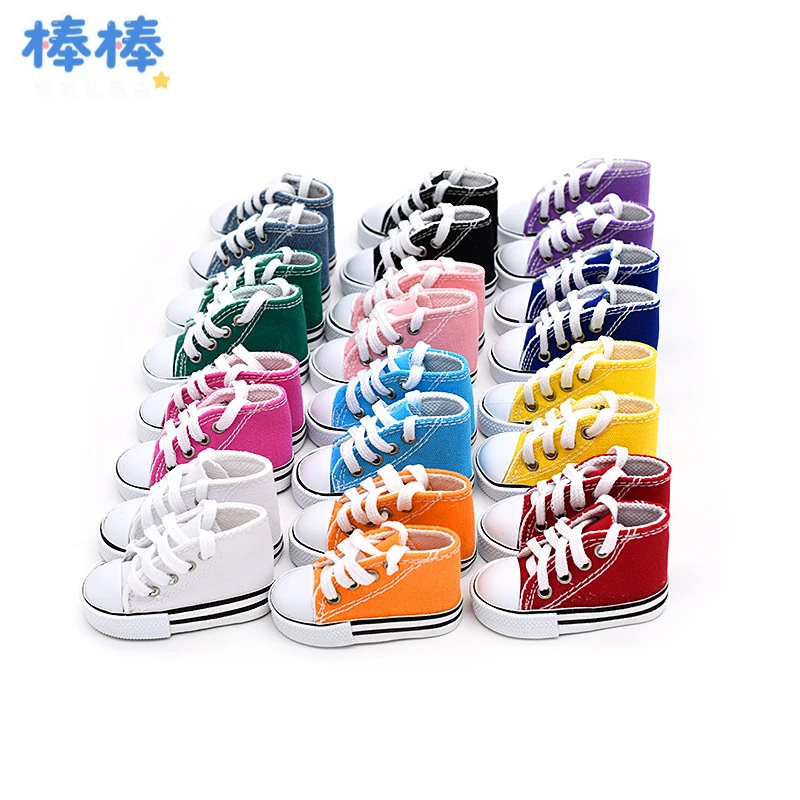 7.5cm帆布鞋1/4BJD娃娃鞋子SD3分60cm叶罗丽娃娃配件鞋