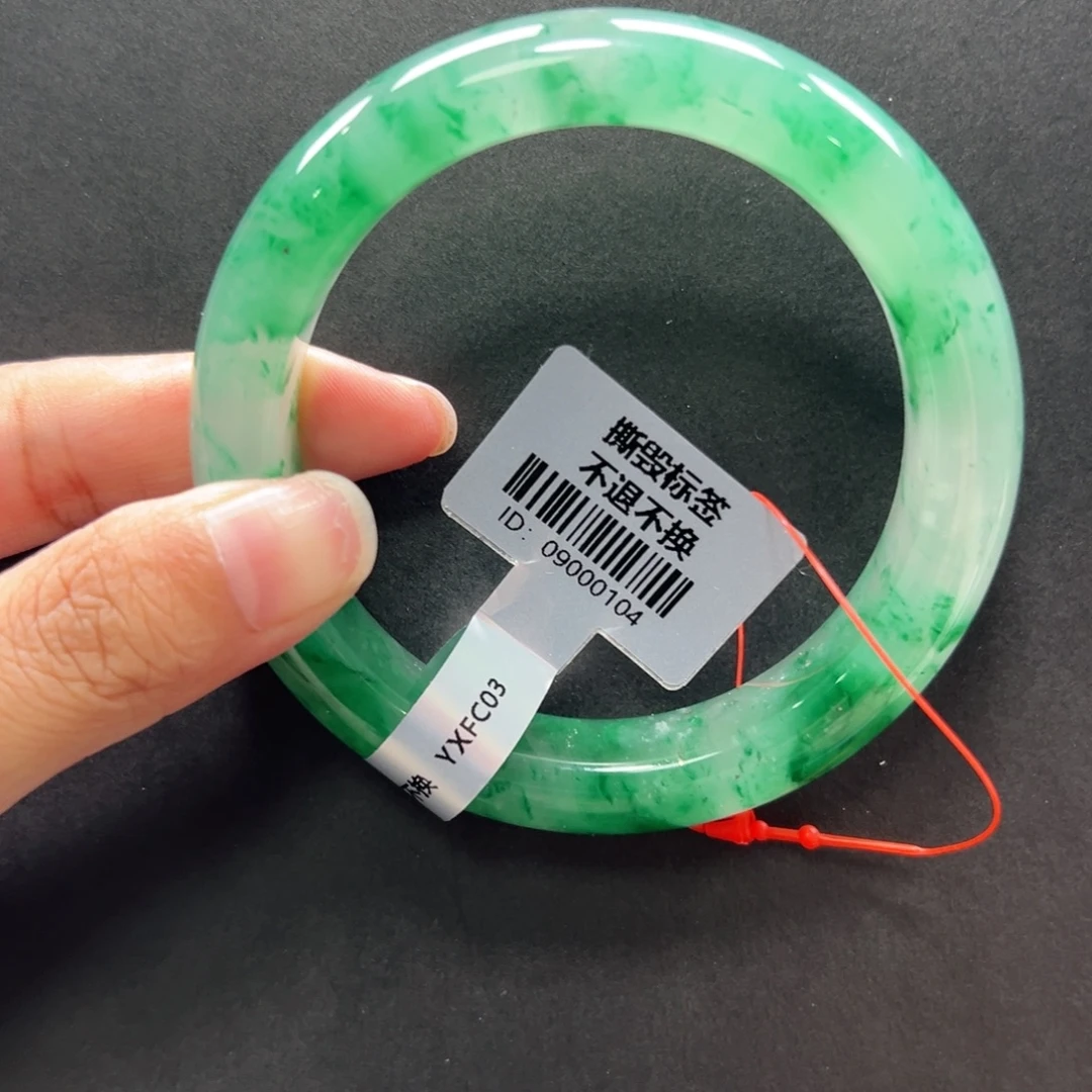 石英质玉未镶嵌手镯秋秋 58.7