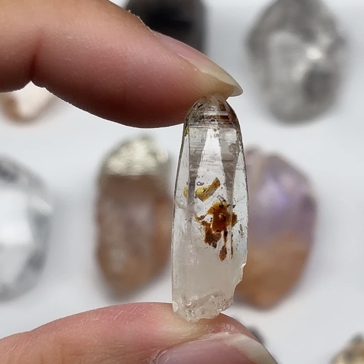 未镶嵌颈饰水晶巴基斯坦油胆闪灵钻29mm+