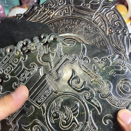 老***陈把件白玉菩提一个