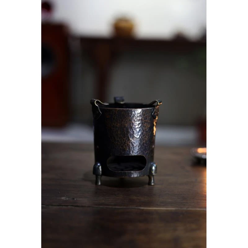 紫铜碳煮茶炉凉炉烧水炉茶炉围炉煮茶炉