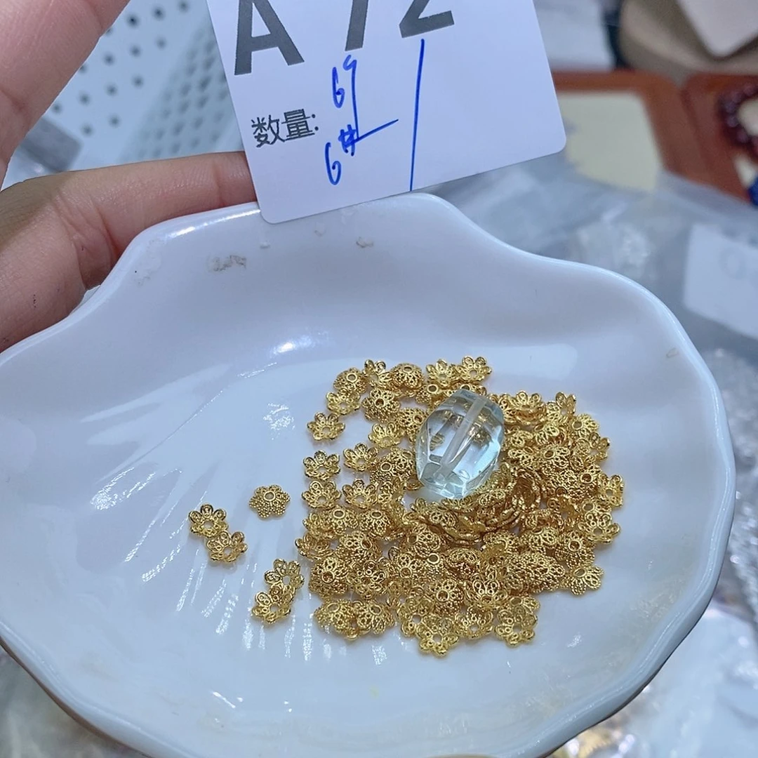 水晶珠宝半成品银S925镶嵌A72