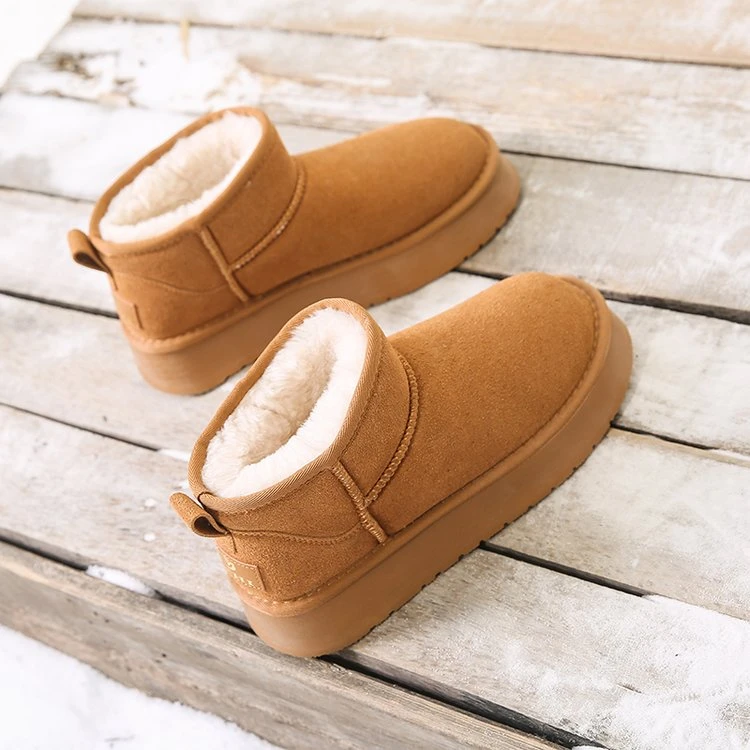 秋冬新款加绒百搭保暖雪地靴