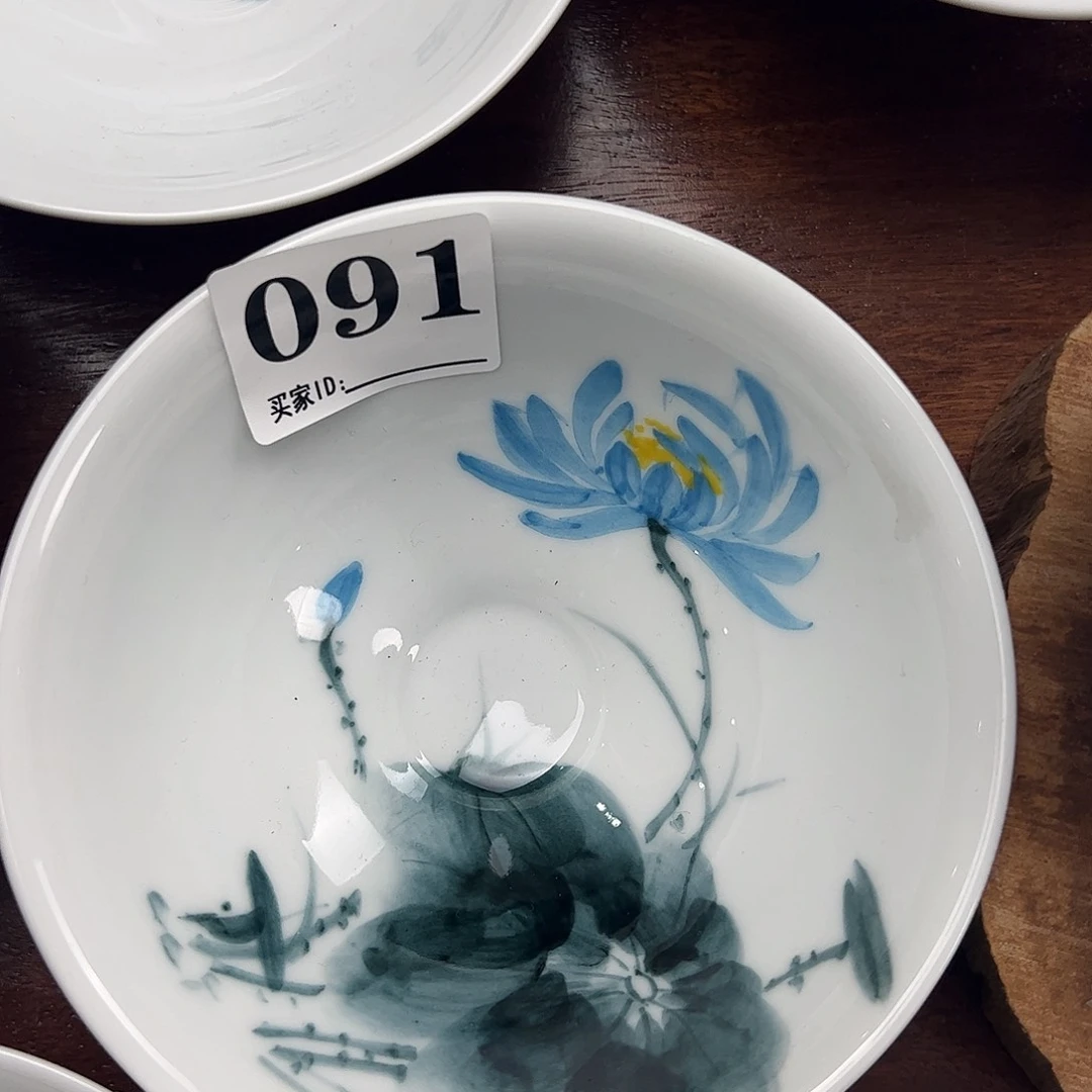 瓷片景德镇陶瓷手工手绘制作