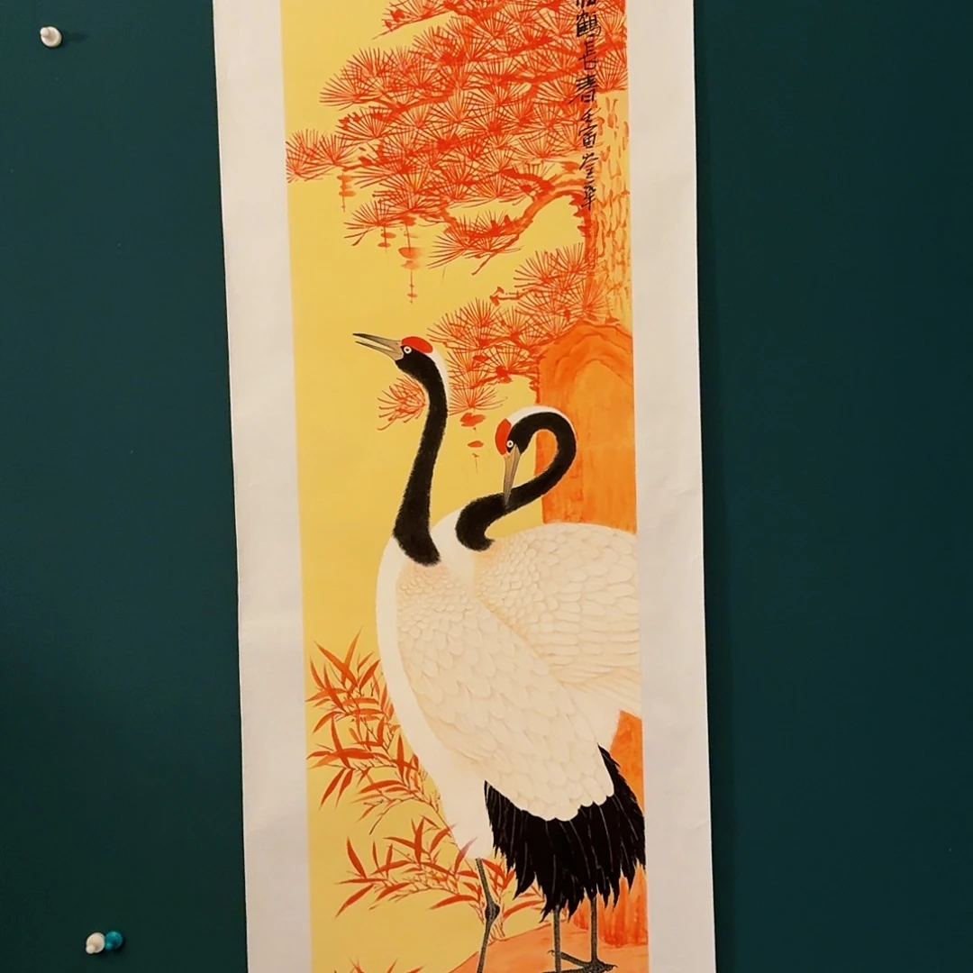国画恽老师画作画作