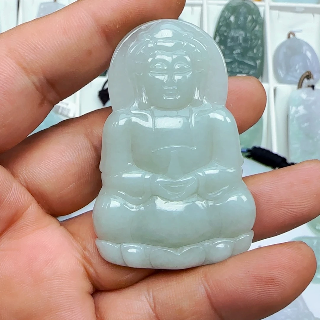 翡翠颈饰未镶嵌木*翡翠