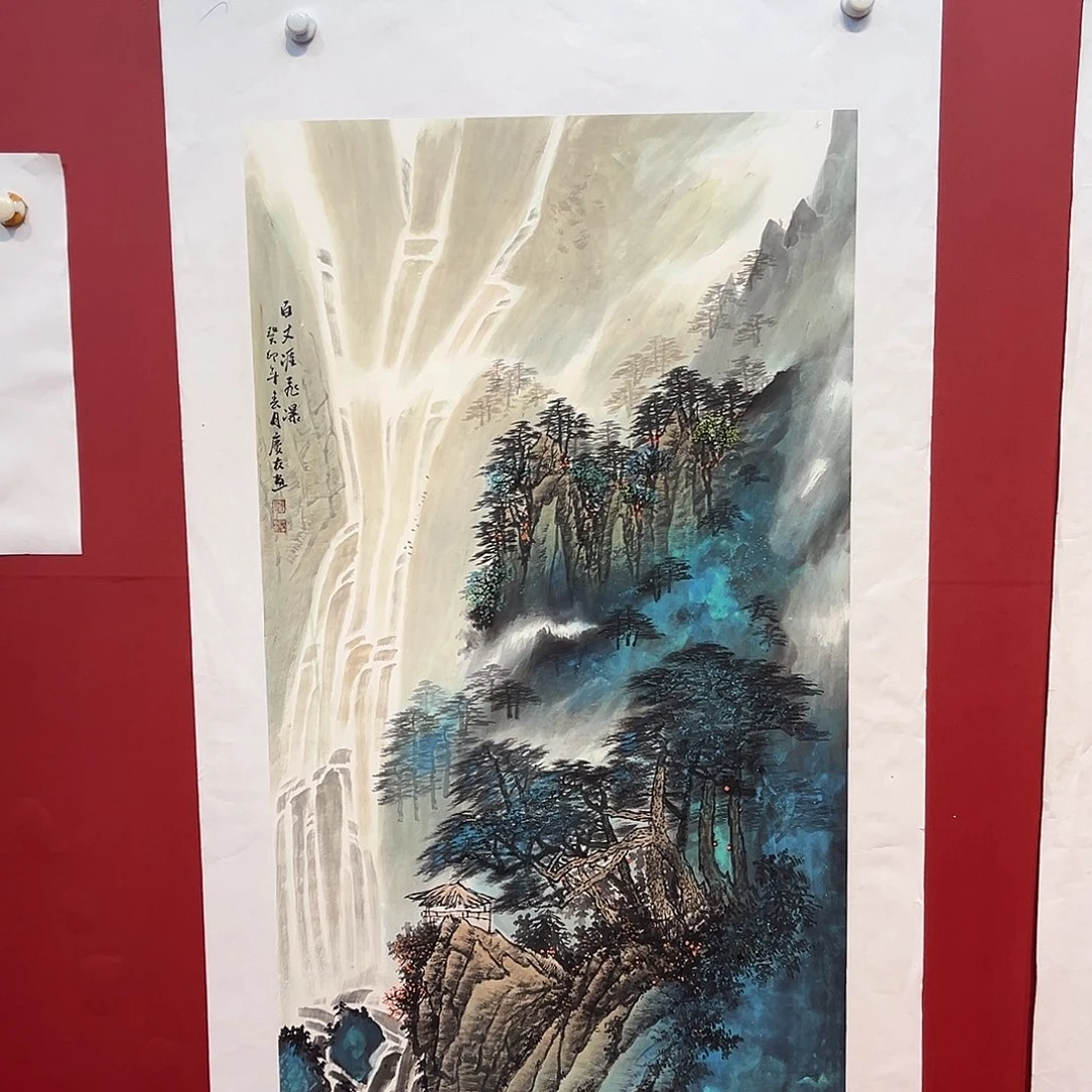 国画满意手绘作品