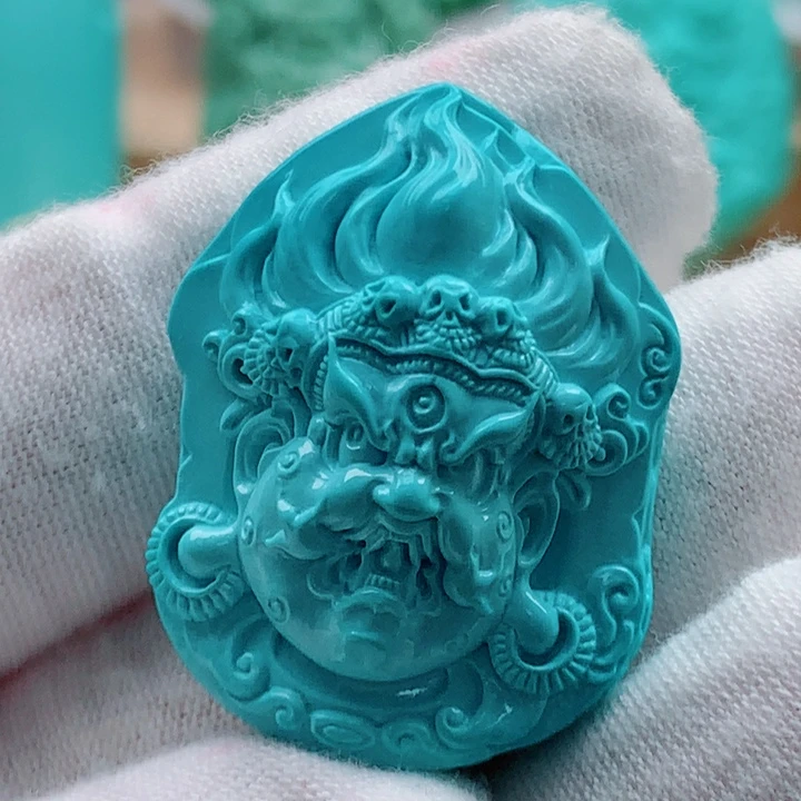 未镶嵌绿松石大黑天