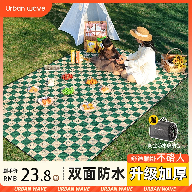 野餐垫防潮垫加厚户外地垫春游垫子帐篷露营垫郊游便携野炊布坐垫