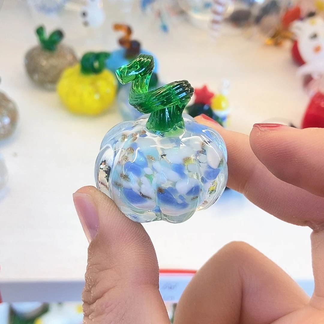 琉璃手工艺品南瓜