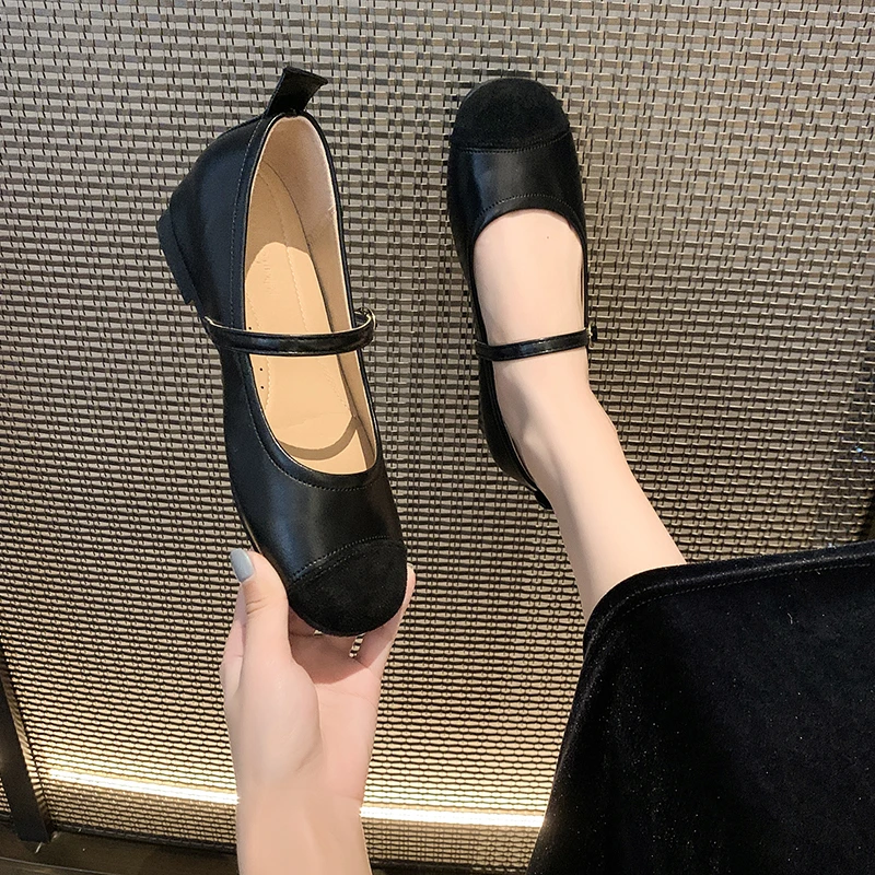 内增高玛丽珍鞋子女ins潮牌百搭2025今年流行鞋子轻奢防滑单鞋女