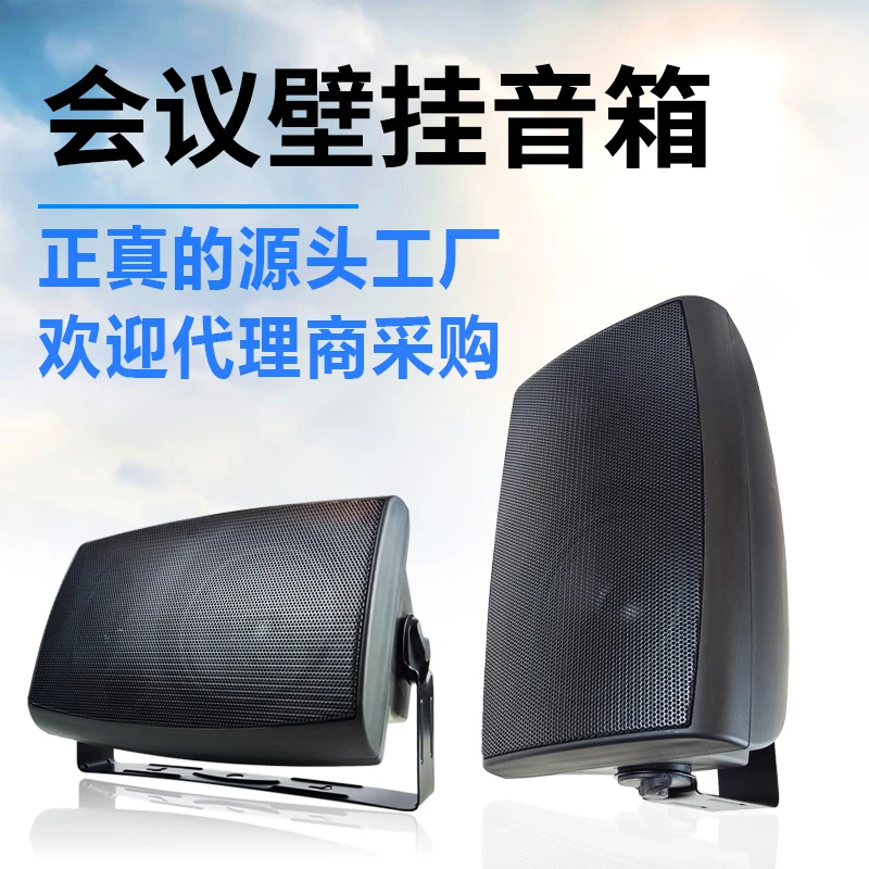 （工程适用）大功率壁挂音响 会议音响店铺音响 功放话筒