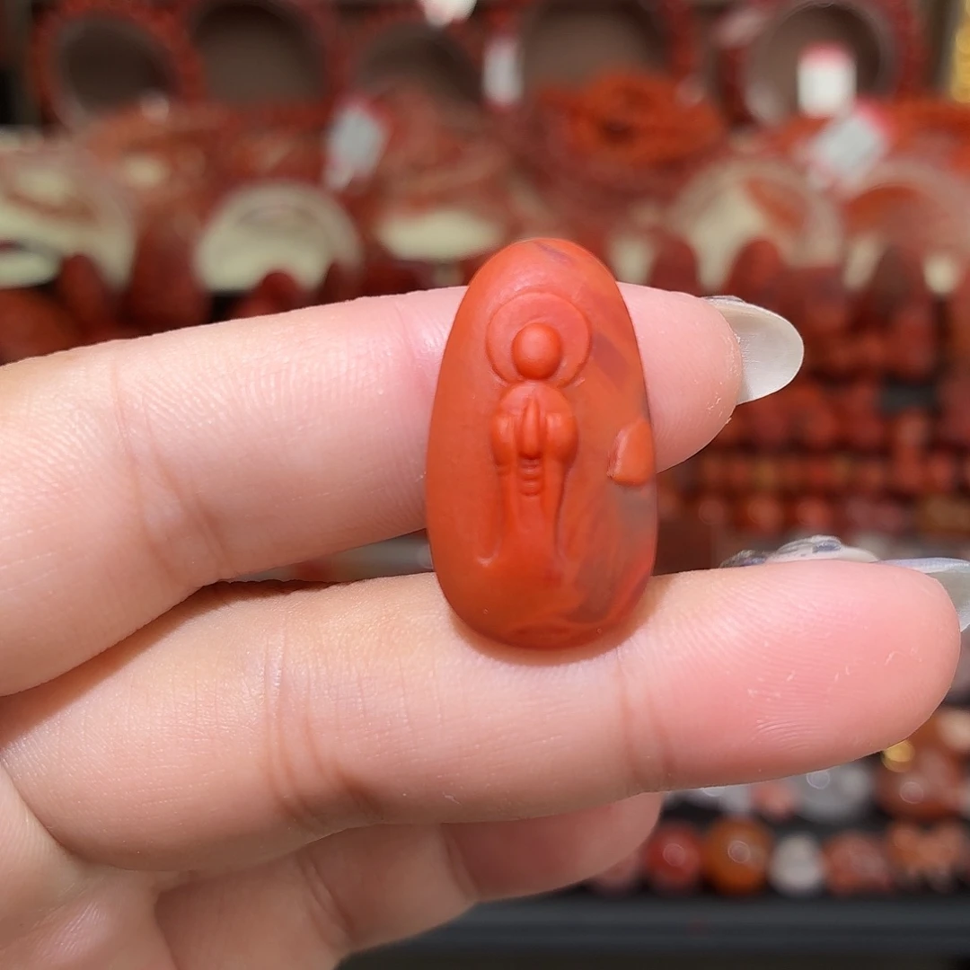 南红玛瑙未镶嵌颈饰