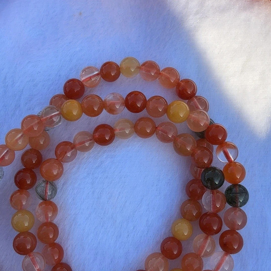 冰***娃石材天然水晶摆件