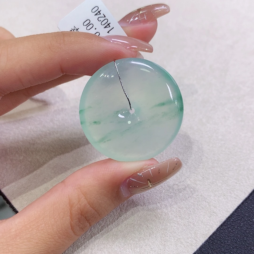 翡翠未镶嵌吊坠(不含链)30-5.5