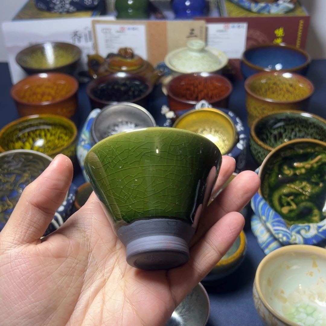 茶盏建阳建盏喝茶主人杯