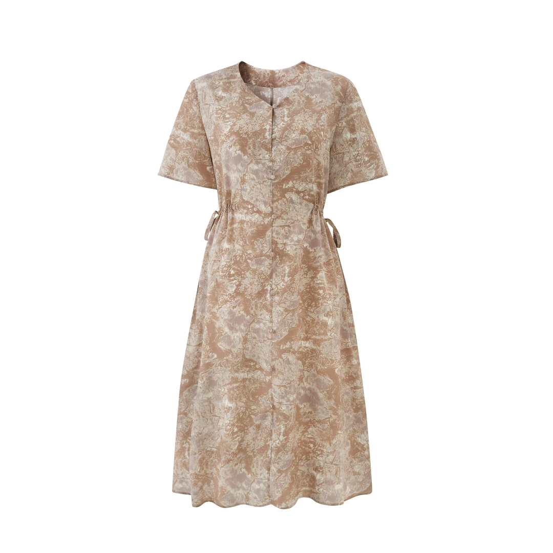 2025新款【100&桑蚕丝】连衣裙5036-1