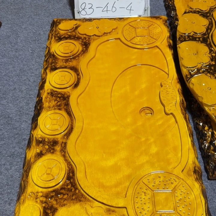 非洲大叶金丝楠木茶盘