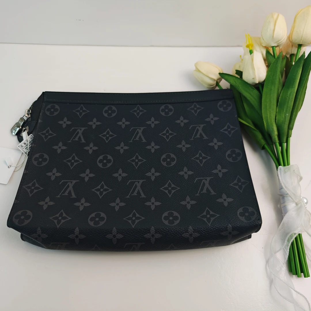 95新 LouisVuitton/路易威登 黑老花洗漱26