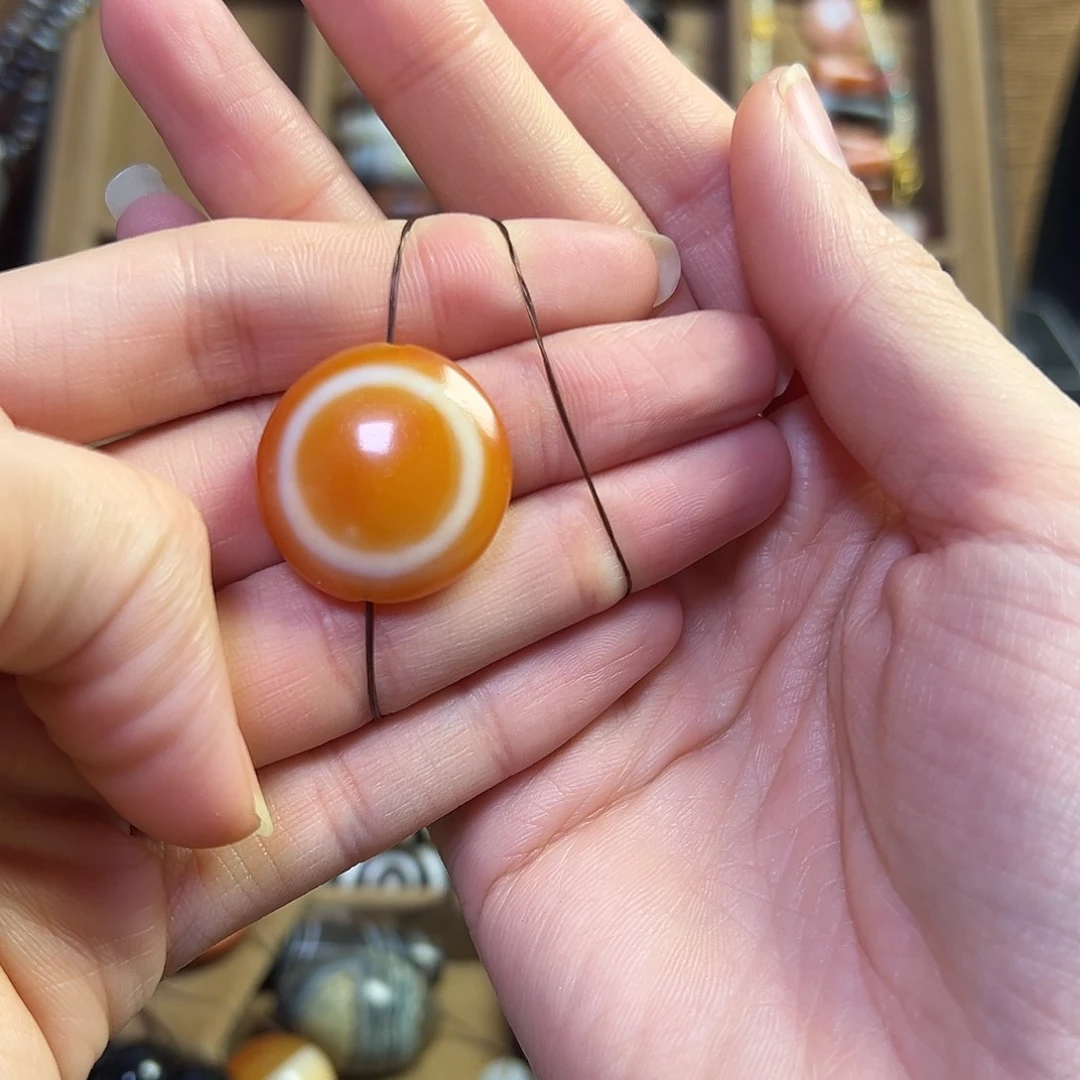 发***胡石英石纯铜锁骨链