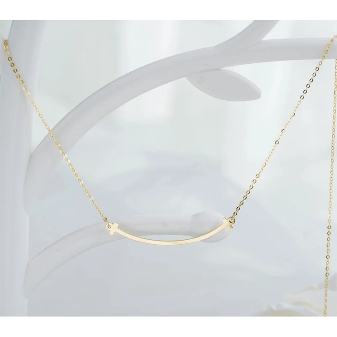 【小洁专属】18k金经典微笑链子