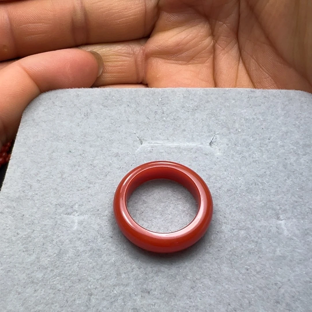 E***n南红玛瑙未镶嵌戒圈
