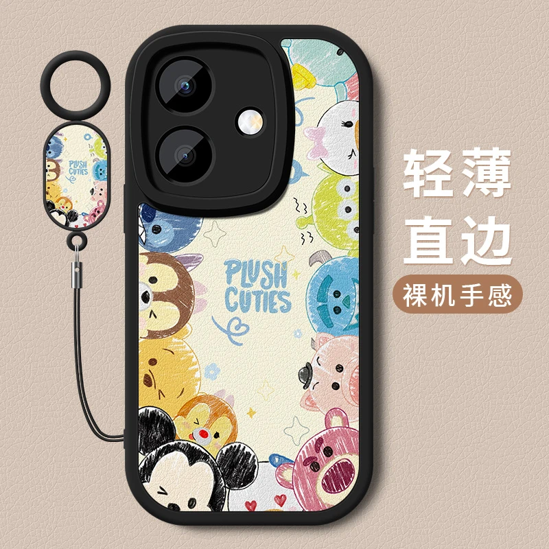 迪士尼适用荣耀Play9TPro手机壳新款小羊皮硅胶镜头全包防摔软壳
