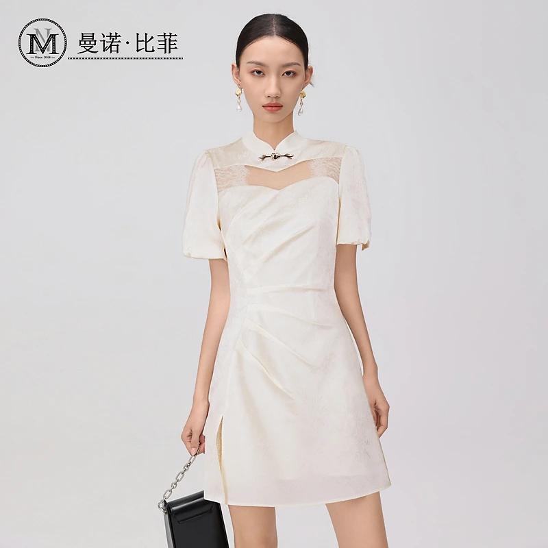 【芊芊专属】新中式改良旗袍连衣裙收腰MFBL125332