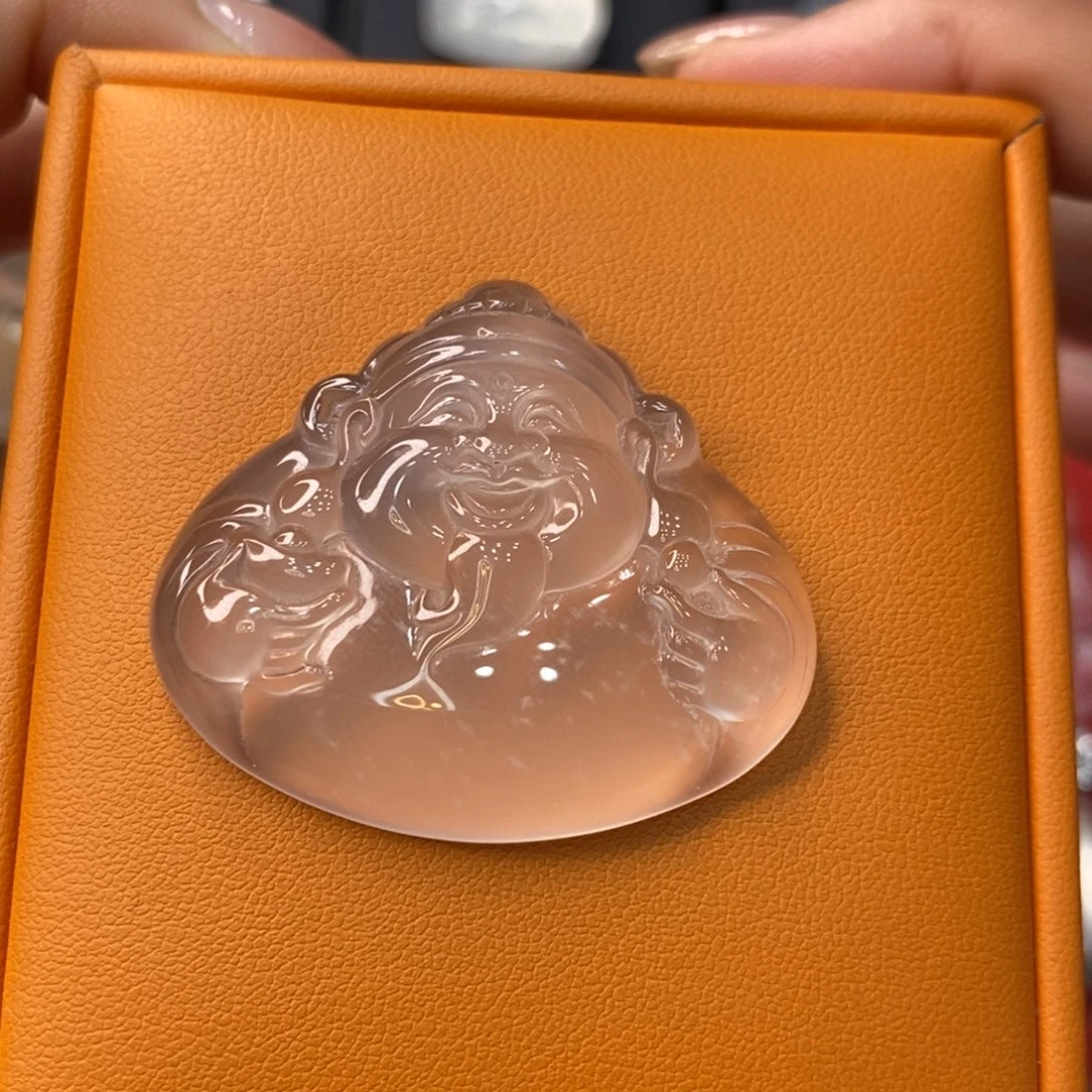 石英质玉未镶嵌财神爷