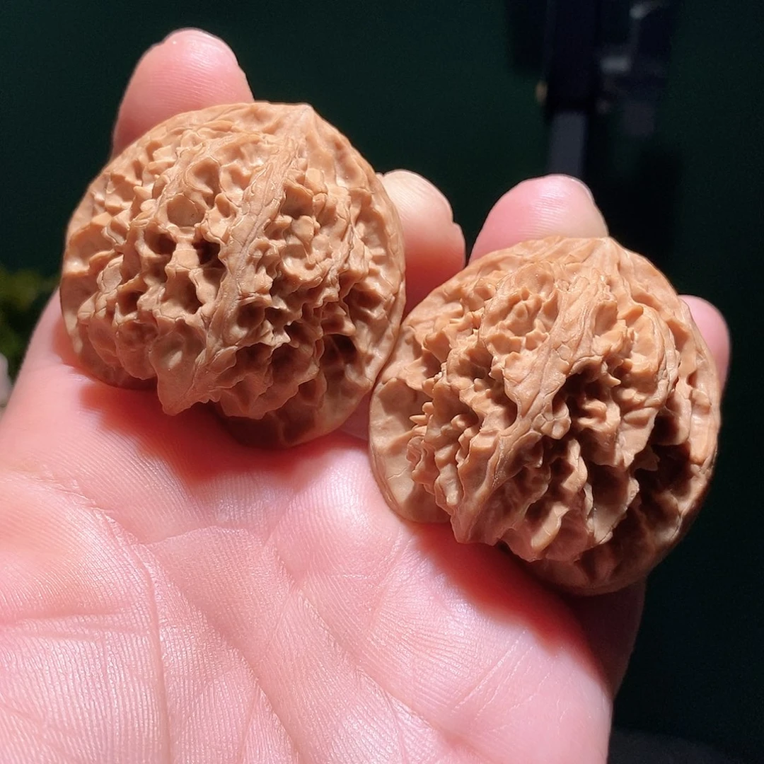 文玩核桃把件43.5苹果圆全品