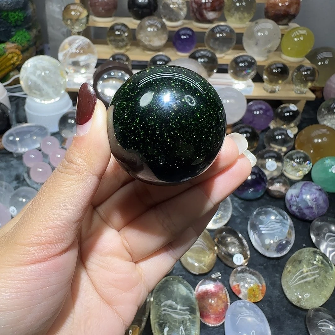 未镶嵌水晶珠宝半成品绿砂