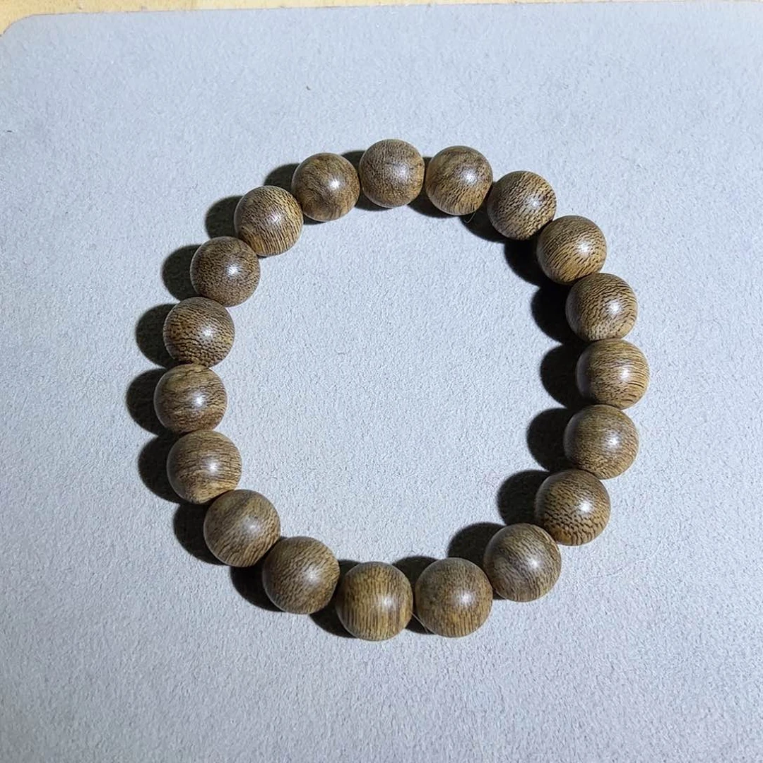 沉香手串天然文莱蛇皮老料1.1单圈 兰香雅韵