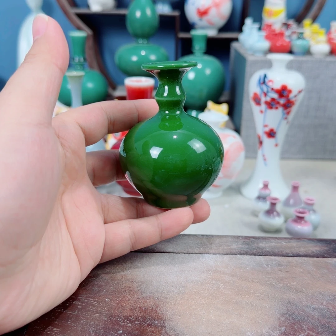 陶瓷手工小花器摆件