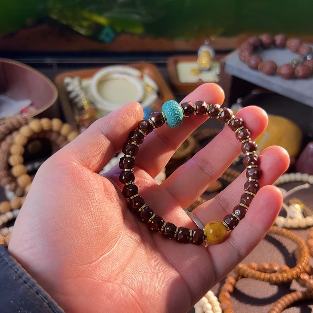 满***河紫金鼠吊坠手工紫金鼠无相奶酪满天星单圈