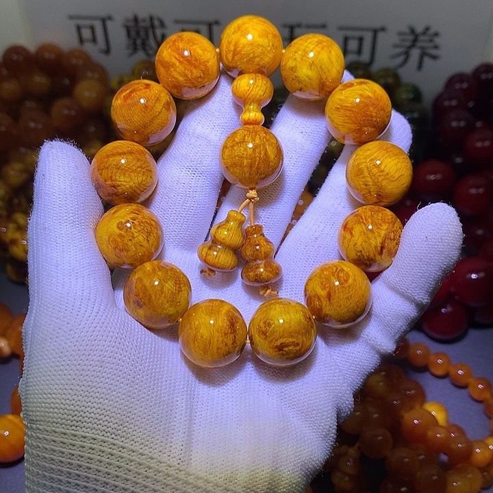 松木（琥珀木）手串/手链1.8 留疤高货