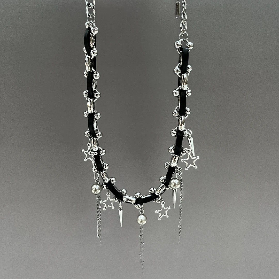 铜合金项链 直播间炸福利~铜合金小众饰品