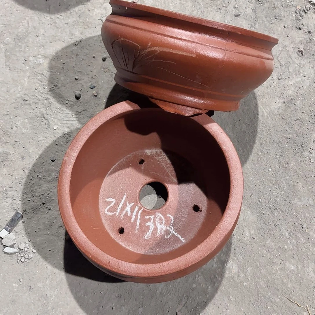 紫砂宜兴紫砂花盆，现货发