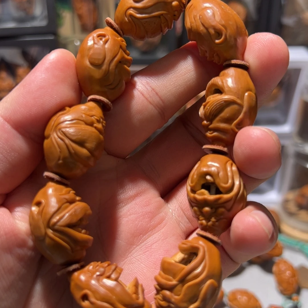 手串/手链橄榄核手工大嘴怪聊