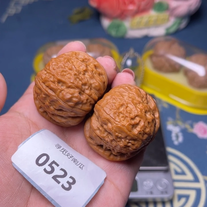 A***e文玩核桃把件南瓜墩41.0523