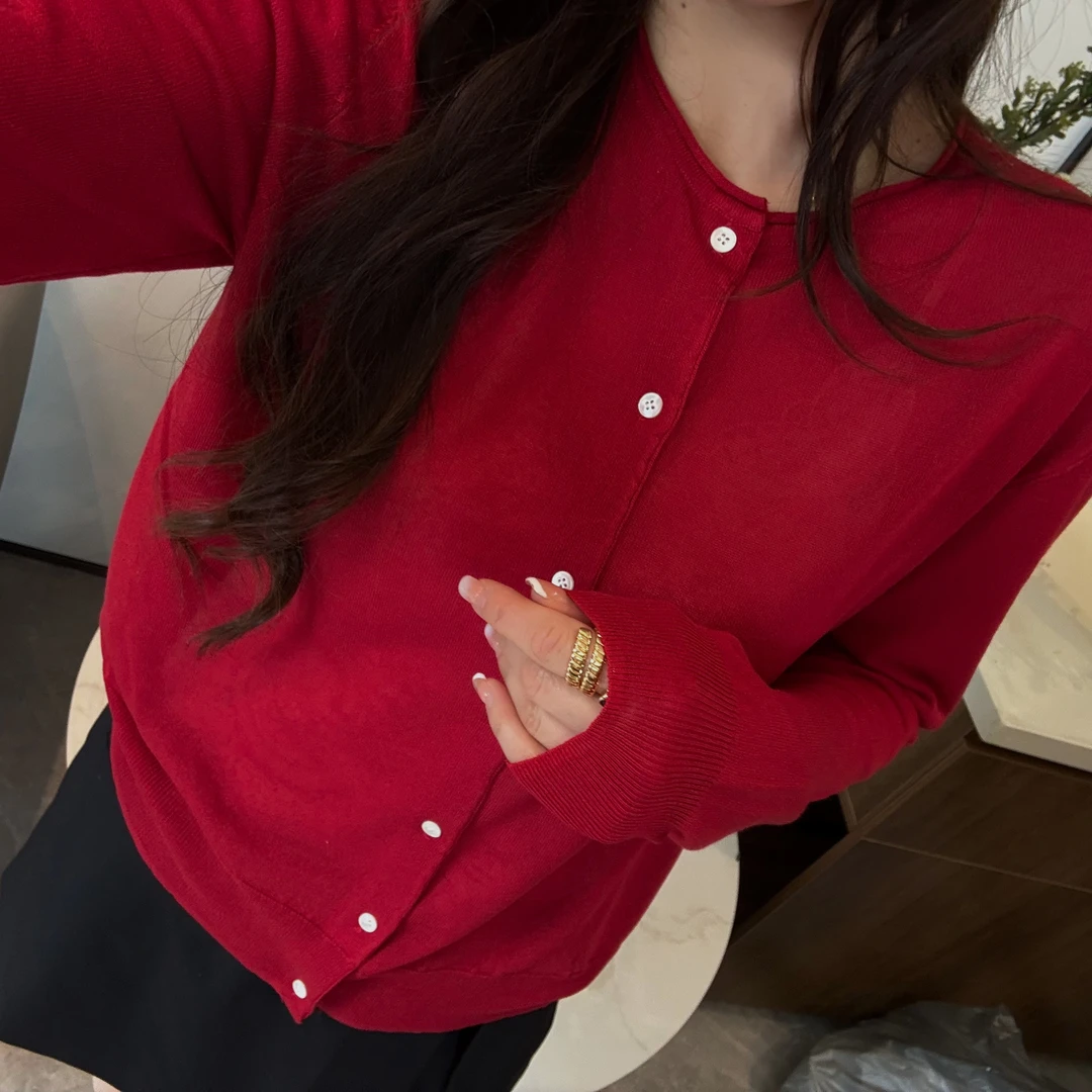 MODULATE25早春老钱风通勤百搭纯色毛织开衫