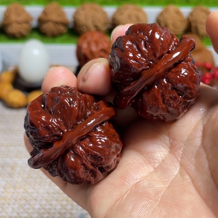 文玩核桃把件40蛤蟆