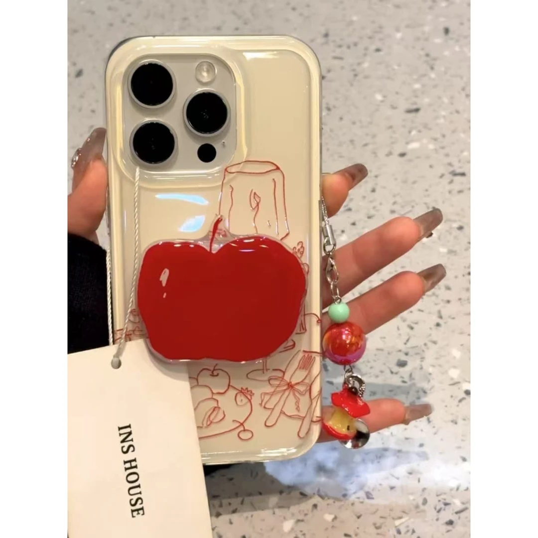 飞虎胜ins风线条餐桌苹果支架适用苹果16手机壳华为oppo小米vivo