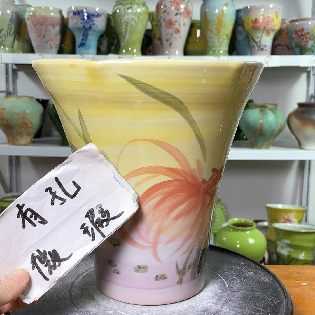 景德镇陶瓷花盆花器暇256