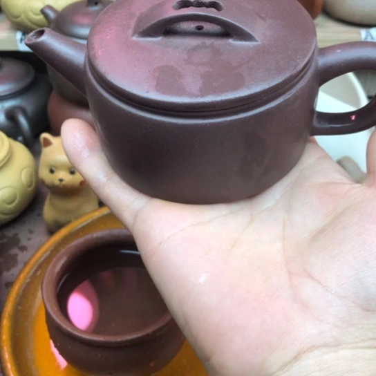 紫砂茶壶紫泥汗瓦170豪升左右