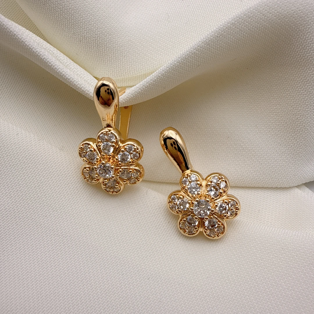 合金耳饰 【新疆包邮】优雅精美时尚耳环